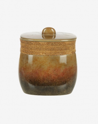 Stoneware Lidded Jar