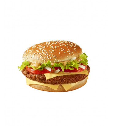 Aloo Burger vegetariano